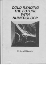 Cold Reading The Future With Numerology (Richard Webster) (Z-Library)