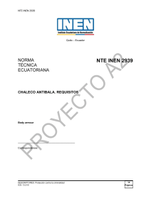 NORMA TÉCNICA ECUATORIANA NTE INEN 2939