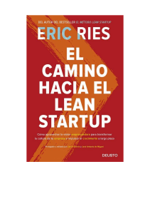 El Camino hacia el Lean Startup   Eric Ries 