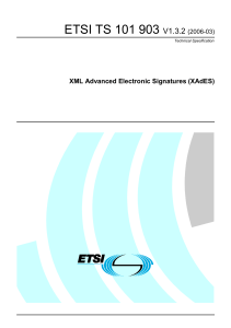 ETSI TS 101 903 V1.3.2 (2006-03)