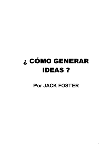 Como generar ideas