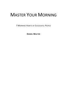 Master Your Morning Bonus