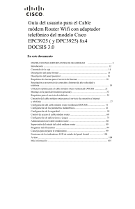 Manual de Usuario del Cisco EPC3925