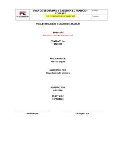 COPASST FOS TELECOMUNICACIONES SAS