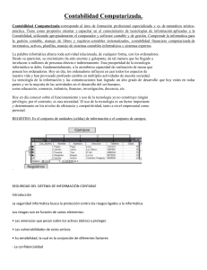Contabilidad Computarizada informacion para la guia