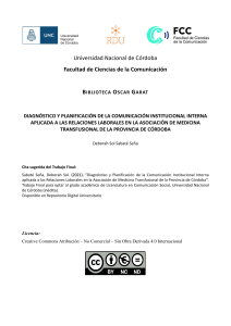 DIAGNÓSTICO Y PLANIFICACIÓN