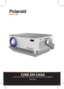 Video Proyector Polaroid PVP2021 UserManual V2 100621