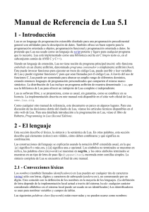 Manual de Referencia de Lua 5.1