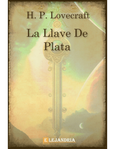 La llave de plata-H. P. Lovecraft