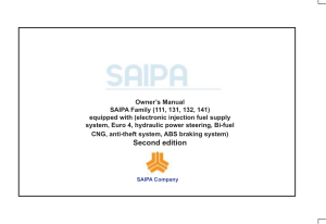 Saipa Family 111 131 132 141 Owner Manual