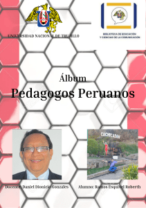ALBUM MAESTROS PERUANOS-UNT-PEDAGOGIA GENERAL III- 2023 I