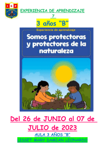 EXPE 7 protectores de la Naturaleza 3 años