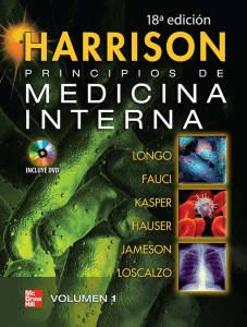 Harrison. Principios de medicina - Tomo I - 18ed