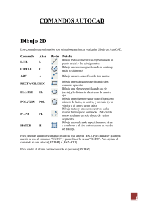 COMANDOS AUTOCAD IMPORTANTE