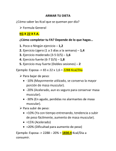 Calculo de macros