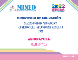 Cuarta MUP-2022-Matematica-Secundaria-Regular fe