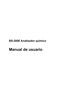 BS-200E Operation Manual V1.0 Spanish