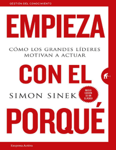 Sinek Simon - Empieza Con El Porqué.
