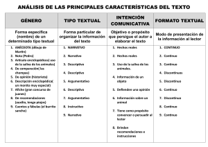 4 ANALISIS DE LAS PRINCIPALES CARACTERISTICAS DEL TEXTO[1]