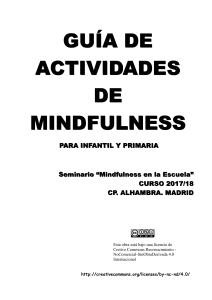 Guía actividades Mindfulness