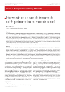 2016 Gil-Iñiguez, A. Intervención caso TEPT por violencia sexual, 19 años (1)