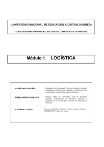 11. Logística  autor Julián Santos Peñas, Angel Muñoz Alamillos y José Prieto Diego