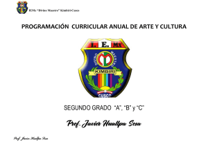 1ro Programacion Anual Arte y Cultura (1) - SEGUNDO