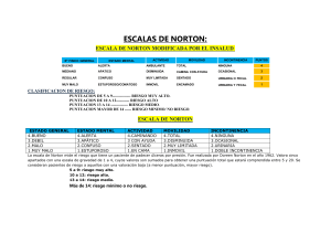 ESCALAS DE NORTON-Variaciones