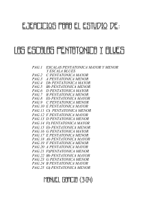 1 - Escalas Pentatonicas y Blues