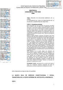 CAS. Nº 11947-2022 - 18.05.2023 - PRINCIPIO DE APLICACIÓN INMEDIATA DE LA NORMA - PRECEDENTE VINCULANTE