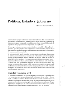 Lectura 4 - Bracamonte. Política, Estado y gobierno 