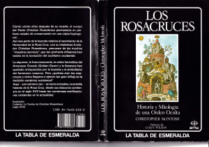 LOS ROSACRUCES Christopher McIntosh 1987