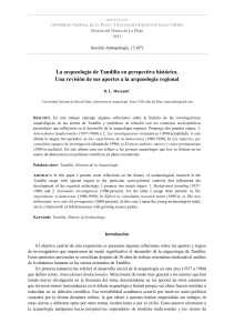 Mazzanti1, Diana Leonis - La Arqueología de Tandilia en Perspectiva Histórica, Revista del Museo de La Plata, Antropologia, Vol.XIII, Nº87, pp.31-50, 2013