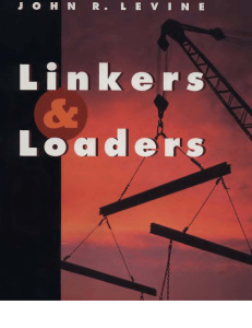 John R Levine - Linkers and loaders-Morgan Kaufmann  (2000)