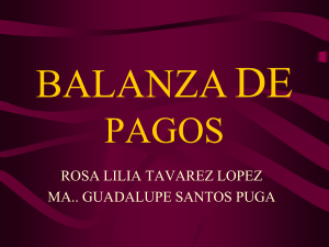 BALANZA DE PAGOS 1