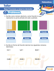 Taller Matemáticas 4Fracciones decimales  (1) (1)
