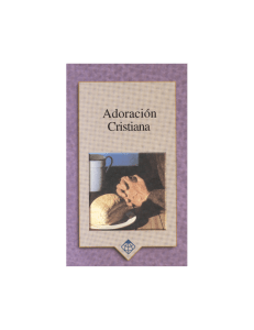 1 ADORACIÓN CRISTIANA-LIBRO DE TEXTO