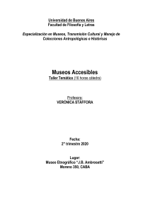 Museos accesibles - Stáffora