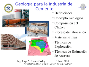 Geología para el Cemento 2020