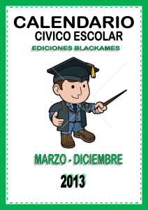 CALENDARIO CIVICO ESCOLAR