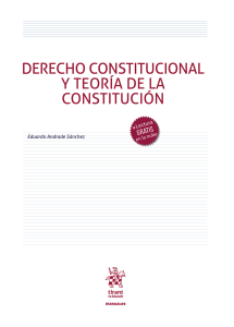 LIBRO Derecho Constitucional y Teoría De La Constitución - Eduardo Andrade Sánchez