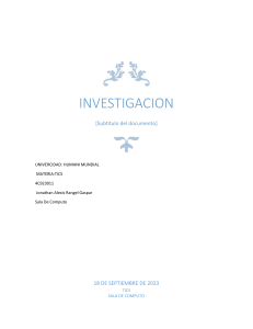 INVESTIGACION S.O alexis