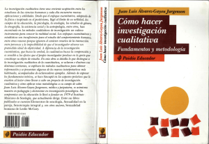 Cómo hacer investigación cualitativa