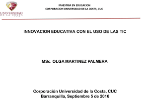 INNOVACION EDUCATIVA CON USO DE TIC