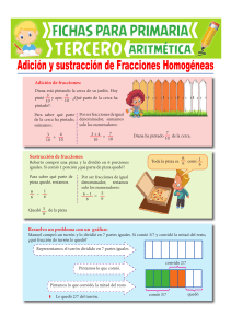 Adición-y-Sustracción-de-Fracciones-Homogéneas-para-Tercero-de-Primaria