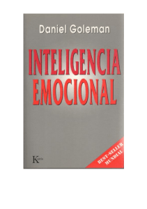 Inteligencia Emocional  Daniel Goleman