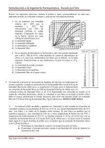 Problemario de secado