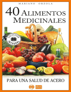40 Alimentos Medicinales