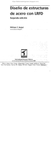 Diseño de Estructuras de Acero con LRFD - William T. Segui - 2da Edición