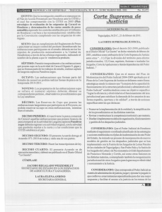 Creación del Juzgado de Letras Seccional del municipio de Choloma Cortés